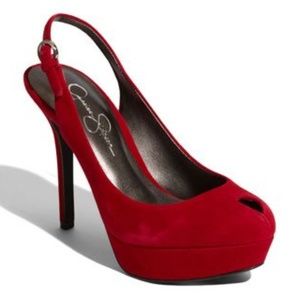 Jessica Simpson "Bravo" Slingback (Red)